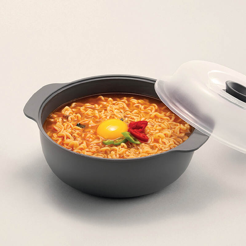 Nồi Hấp Trong Lò Vi Sóng - 1.2L - Màu Xám - Locknlock - LMW123, , large image number null